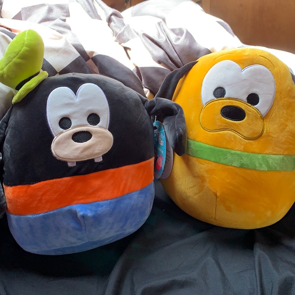 Pluto and goofy squishmallow set